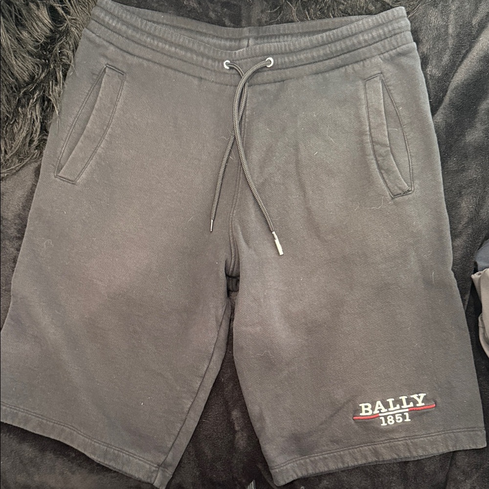 Bally Men's Charcoal Athletic Shorts
